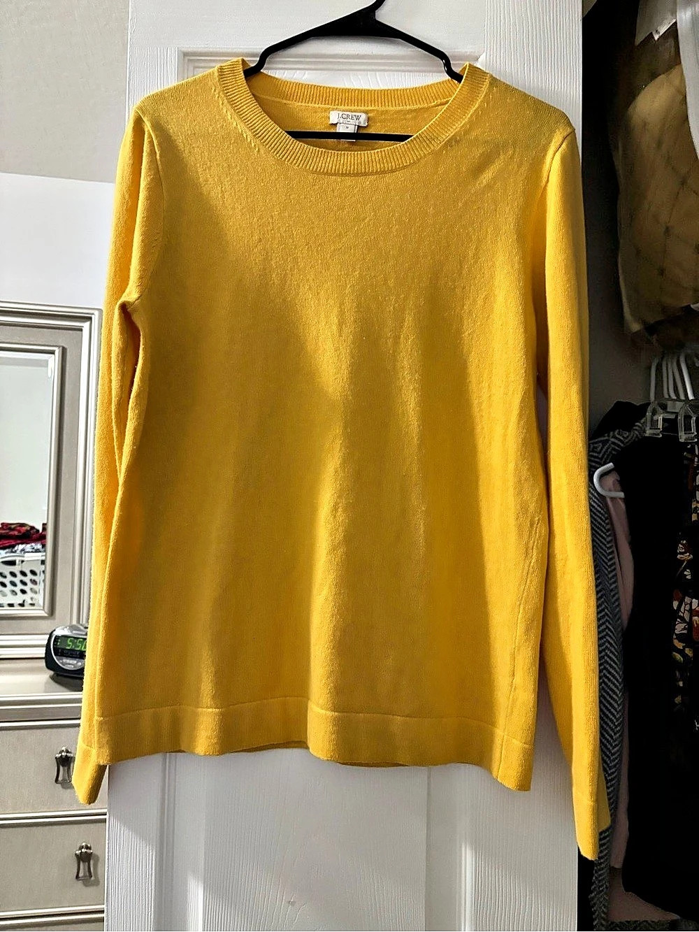 J.Crew Crewneck Sweater Yellow Size Medium